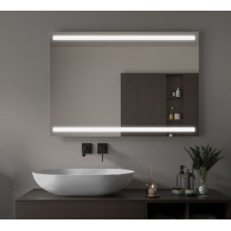 Зеркало с подсветкой для ванной комнаты Парма 150х100 см